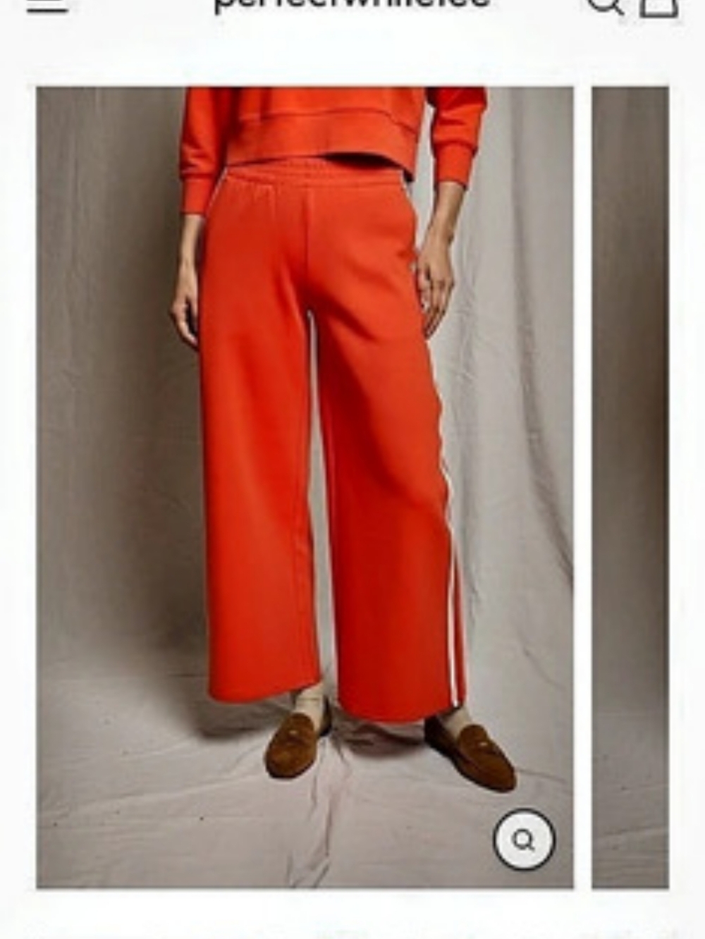 Perfectwhitetee mikos travel wide leg pant with pockets
